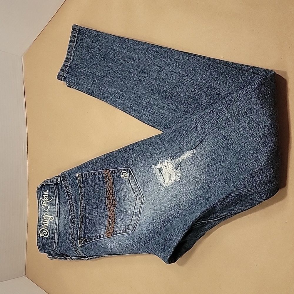 Indigo Rein, Size 5, Skinny Destroyed / Distressed Jean, EUC
